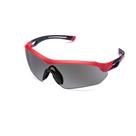 Oculos steelflex florence lente cinza armação vermelho/preto