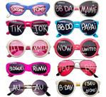 Oculos Tiktok Frase Texto Personalizado Infantil Pet