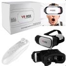 Óculos VR Box 2.0 Realidade Virtual Controle Bluetooth para Filmes e Jogos