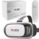 Óculos VR Box 2.0 Realidade Virtual Controle Bluetooth Para Filmes