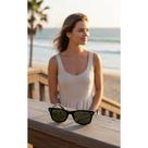Óculos Wayfarer Bio-Based Unissex Proteção UV Estilo
