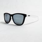 Óculos Yopp - Preto e transparente fosco e lente prata - Black & White