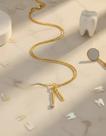 Odontologia escova de dente colar de profissão folheado á ouro 18k