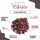OFERTA 100g HIBISCO DESIDRATADO PARA CHÁ OFERTA 100g HIBISCO DESIDRATADO PARA CHÁ