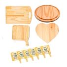 OFERTA DIA DAS MAES KIT 10 Tábuas Madeira Natural para Queijos, Frios, Vinhos, Grelhados, Hamburguer, Cozinha, Petiscos OFERTA DIA DAS MAES KIT 10 Tábuas Madeira Natural para Queijos, Frios, Vinhos, Grelhados, Hamburguer, Cozinha, Petiscos