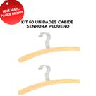 OFERTA KIT 60 Cabides INFANTIL de Madeira modelo Senhora Pequeno 27cm Bordar, Encapar, Organização, Ganchos, Resistente, lavanderia, de Bordar