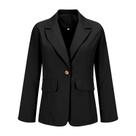 Ofertas do Day Prime Today 2024, Amazon Prime Account, Buy Again, pedidos feitos por mim, mis pedidos recentes, pedidos anteriores 2024, blazers e paletós femininos, blazer business casual com botões, preto S