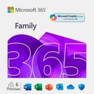 Office 365 12 meses Family 1 licença até 6 usuários 1TB one drive