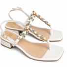 Offline Sandalia Feminina 5735 24335 Off White - OFF WHITE Offline Sandalia Feminina 5735 24335 Off White - OFF WHITE