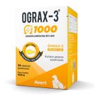 Ograx 3 1000mg Suplemento Ômega 3 Cães Gatos 30 Cápsulas