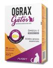 Ograx Gatos Suplemento Alimentar Omega-3 30 Cápsulas Avert