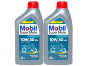 Óleo 10w30 Semissintético Mobil Super Moto - 2 Litros