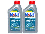 Óleo 10w30 Semissintético Mobil Super Moto - 2 Litros