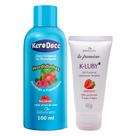 Óleo Corporal de Massagem Íntima Mordidinhas Kero Doce + Gel Lubrificante K-Luby Morango