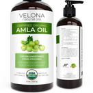 Óleo corporal Velona Amla Oil 240 ml, orgânico certificado pelo USDA