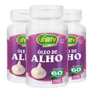 Óleo de Alho 60 Cápsulas de 350mg Kit com 3