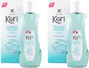 Óleo de banho de chuveiro Keri Moisture Rich 240 ml (pacote com 2)
