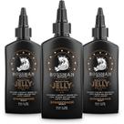 Óleo de barba Bossman Jelly para homens, pacote com 3, 360 ml (Stagecoach)