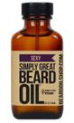 Óleo de barba Simply Great, sexy, perfumado, 90 ml, vegano, livre de crueldade