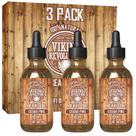 Óleo de barba Viking Revolution Natural Argan e Jojoba, 90 ml, pacote com 3 unidades
