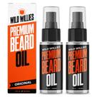 Óleo de barba Wild Willies Premium Deep Conditioning 60 ml (pacote com 2) Óleo de barba Wild Willies Premium Deep Conditioning 60 ml (pacote com 2)