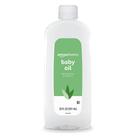 Óleo de bebê Amazon Basics 600 ml com aloe vera e vitamina E