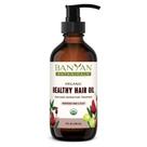 Óleo de cabelo Banyan Botanicals Healthy Hair com Bhringaraj e Amla 240mL