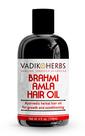 Óleo de cabelo Vadik Herbs Brahmi-Amla promove o crescimento 120mL