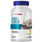 Óleo de chia + Óleo de Coco 1000mg Clinicmais 60 cápsulas
