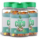 Oleo de Coco 1000mg em 60 Capsulas - Fonte Natural de Energia e Gorduras Boas