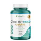 Óleo de Coco + Cafeína 1000mg 60 Caps auxilia emagrecimento sistema imunológico redução de gordura