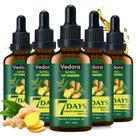 Óleo de Crescimento Capilar Vedora King of Ginger - 150ml - Para Homens e Mulheres