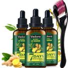 Óleo de crescimento capilar Vedora King of Ginger 90mL com sérum de biotina