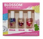 Óleo de Cutícula Blossom Hidratante e Hidratante Perfumado 22mL x3