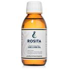Óleo de fígado de bacalhau Rosita Extra Virgem Líquido 150mL