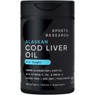 Óleo de fígado de bacalhau Sports Research Omega-3 1000mg com vitaminas A e D Óleo de fígado de bacalhau Sports Research Omega-3 1000mg com vitaminas A e D