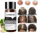 Óleo de Gengibre Lanbena para Nutrição Profunda Capilar