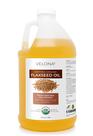 Óleo de linhaça velona 1.89L, certificado pelo USDA, orgânico, 100% puro