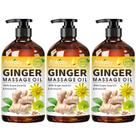 Óleo de massagem ANKOOY Ginger Lymphatic Drenage com arnica