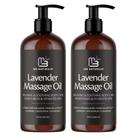 Óleo de massagem M3 Naturals Lavender com colágeno e células-tronco x2