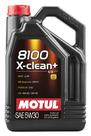 Óleo de motor Motul 8100 X-Clean 5W-30 100% sintético 5 L