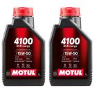 Óleo de Motor Motul Semi Sintético 4100 15w50 Syn Nergy Api SP - 2 Litros