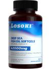 Óleo de Peixe Losoki Deep Sea 1000 mg Ômega-3 60 Cápsulas Gelatinosas