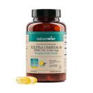 Óleo de peixe NatureWise Ultra Omega 3 2200 mg sabor limão 60 cápsulas