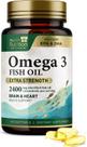 Óleo de Peixe Omega 3 Tripla Força 1200 mg Cápsulas Gelatinosas 60 ct