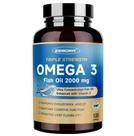 Óleo de peixe ZEBORA Triple Strength Omega-3 2000 mg 120 cápsulas gelatinosas