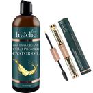 Óleo de rícino Live Fraiche 473 ml com tubo de rímel preenchido 100% puro Óleo de rícino Live Fraiche 473 ml com tubo de rímel preenchido 100% puro