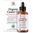 Óleo de rícino M3 Naturals 100% orgânico para cabelo, rosto e corpo, 118 ml