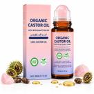 Óleo de Rícino Orgânico Uobafair 50ml Roll On Quartzo Rosa