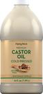 Óleo de rícino Piping Rock 1890ml prensado a frio sem hexano Óleo de rícino Piping Rock 1890ml prensado a frio sem hexano